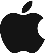 Apple black icon